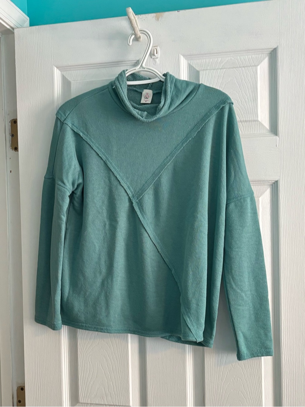 Like Love Mock Neck Long sleeve Top